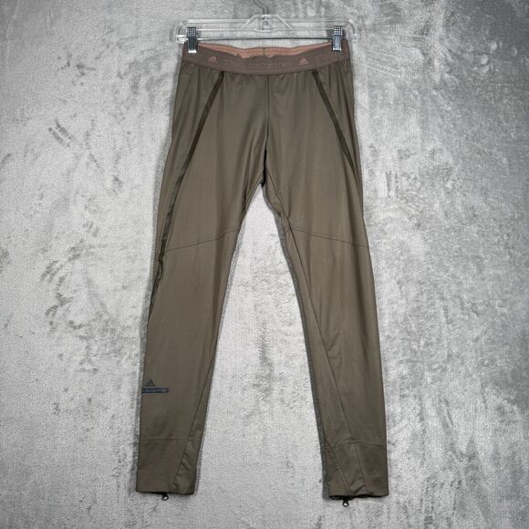 Adidas Stella McCartney‎ Pants Womens Small Olive Green Casual Lounge Athleisure - Picture 2 of 11